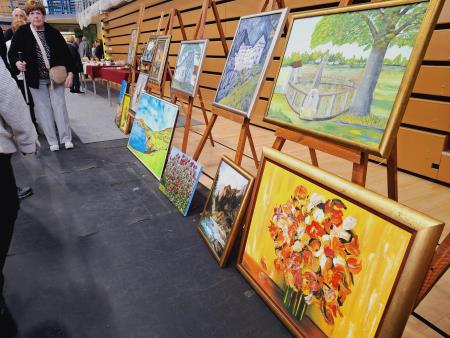 ČLANI LIKOVNE SEKCIJE SO POSTAVILI NA OGLED 21 SLIK